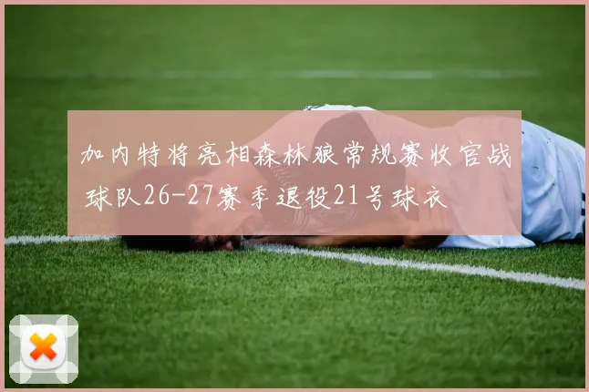 加内特将亮相森林狼常规赛收官战 球队26-27赛季退役21号球衣